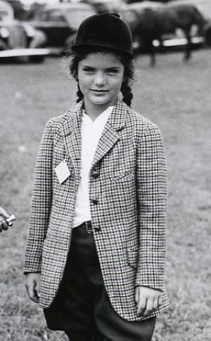 Style icon in the making - Young jackie bouvier horseriding.jpg